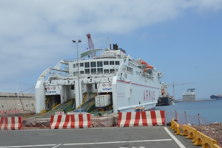 Ferry entre Gran Canari et Tenerife départ