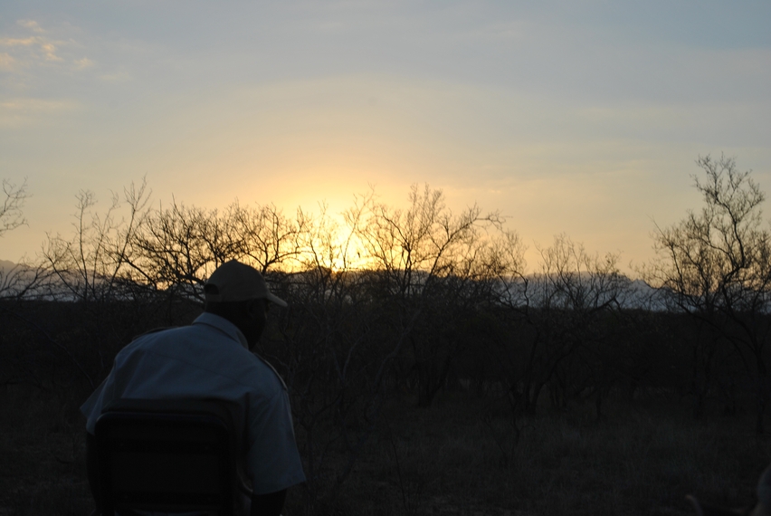 Karongwe coucher soleil 4x4