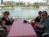 Seville déjeuner bord du fleuve